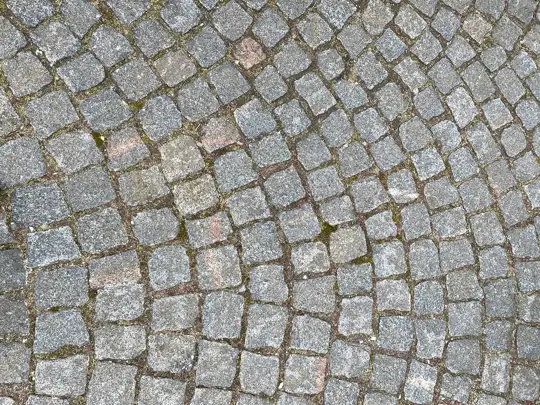 Used Blue Rønne Cubic Cobblestones