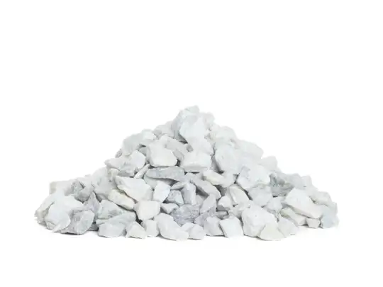 White granite chippings 11-16 mm.