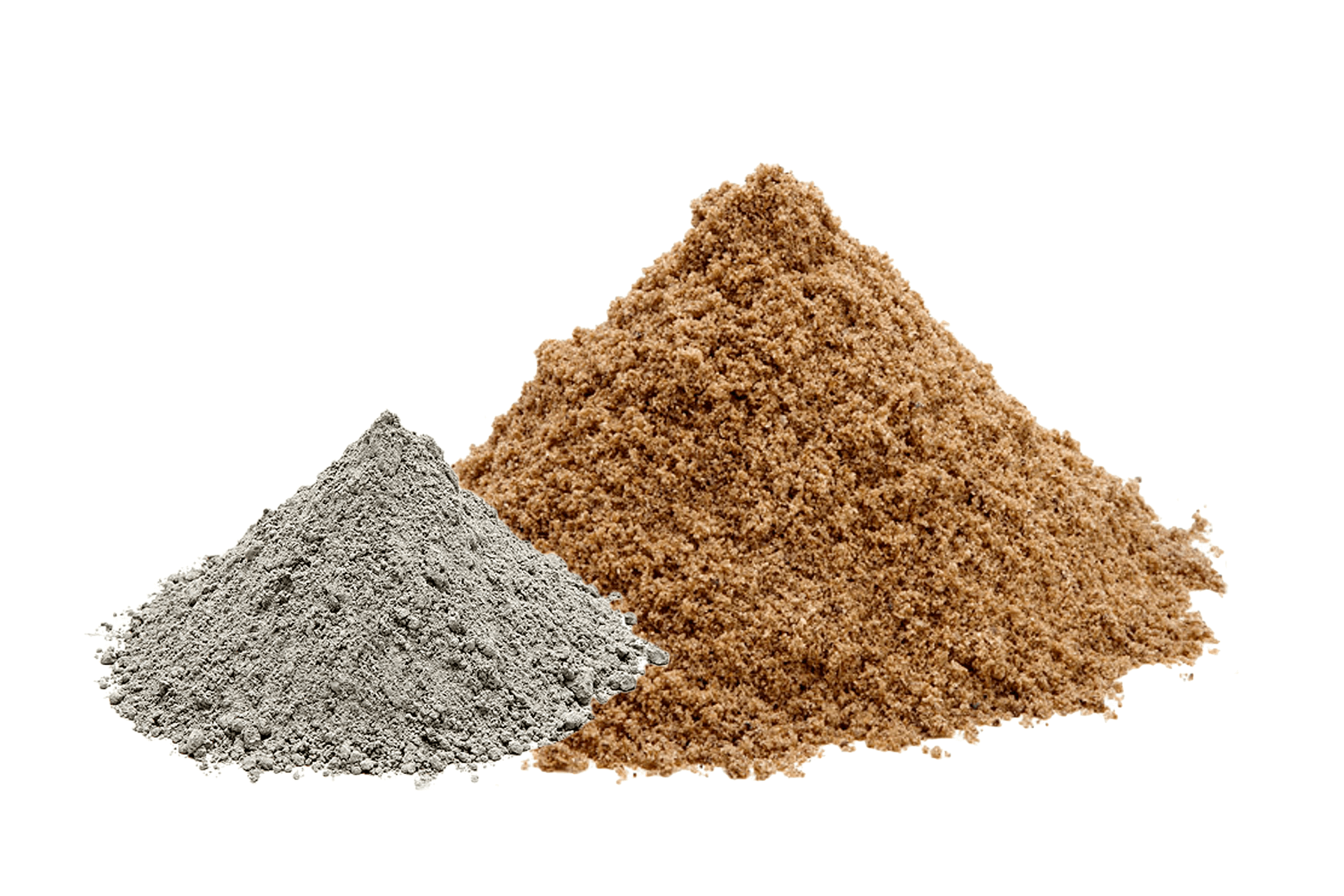 Cement og Pudsesand - samlet