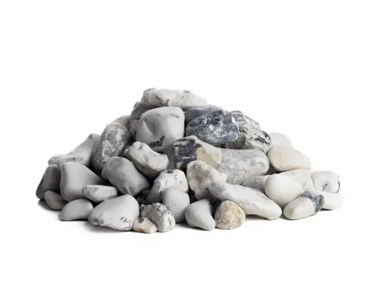 Ekstra hvide nøddesten 16-32 mm.