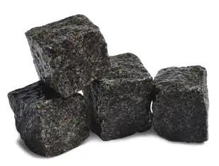 Blue Rønne Cubic Cobblestones